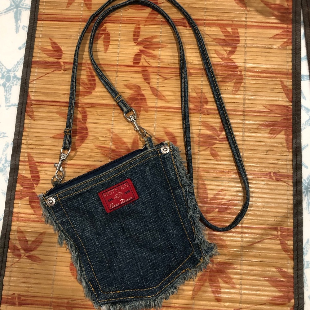 HOTKISS denim mini purse